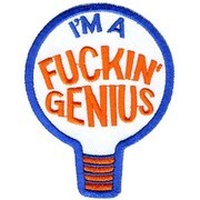 PAパッチ PA-002 FUCKIN GENIUS