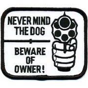 PAパッチ PA-029 HOG /BEWARE OF OWNER