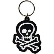 ラバーキーリング RKY014 SKULL'N BONES