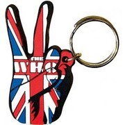 ラバーキーリング RKY060 THE WHO /Union Jack Peace