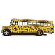 SCRAWL BUS YELLOW イエローバス 防水ステッカー AND-006