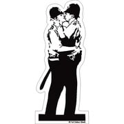 BANKSY バンクシー Kissing Coppers クリアステッカー BKS-003