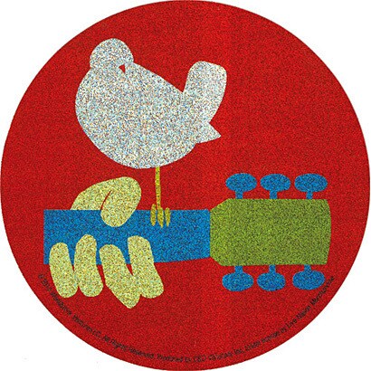 CADステッカー WOODSTOCK CLASSIC GLITTER STICKER CAD-008