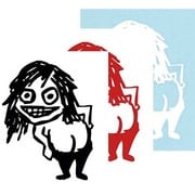 CADステッカー OZZY OSBOURNE BUTT RUB-ON STICKER CAD-025