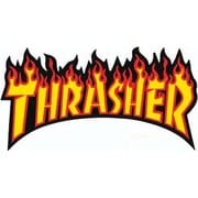 CHXステッカー THRASHER FLAMES CHX-014