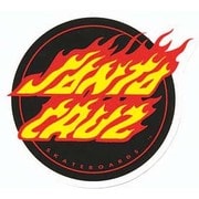 CHXステッカー SANTA CRUZ SKATEBOARDS FLAMING DOT CHX-024