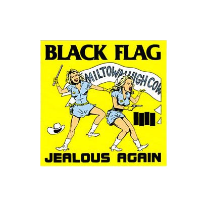 CHXステッカー BLACK FLAG /JEALOUS AGAIN CHX-039