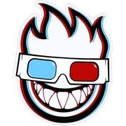 CHXステッカー SPIT FIRE /3D BIGHEAD CHX-062