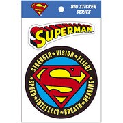 SUPERMAN スーパーマン Sシールド ビッグサイズステッカー ロゴ B DCS-102
