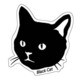 ステッカー DOUBUTHU FACE /BLACK CAT DF-21