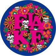 FLAKE フレイク Flower Skull 防水ステッカー FLS-007