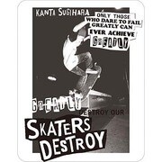 FLAKE フレイク Skaters Destroy 防水ステッカー FLS-017