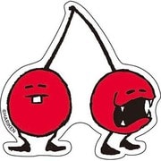 HARIKEN FUNNY FOODS SERIES ステッカー SAKURA TWINS HK-009