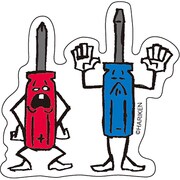 HARIKEN DAILY FUNNY SERIES ステッカー SCREWDRIVERS HK-021