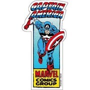 MARVEL COMICSステッカー キャプテンアメリカ クリアステッカー MVL-207