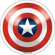 MARVEL COMICSステッカー キャプテンアメリカ 盾 クリアステッカー MVL-220