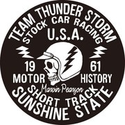 防水ステッカー オイルショックデザインズ Team Thunder Storm OSS-003