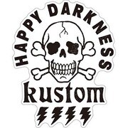 防水ステッカー オイルショックデザインズ Darkness Skull OSS-005