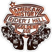 防水ステッカー オイルショックデザインズ American Bikers OSS-007