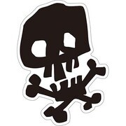 防水ステッカー オイルショックデザインズ Kiddy Skull OSS-016