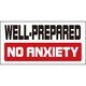 コトワザステッカー 備えあれば憂いなし WELL-PREPARED NO ANXIENTY 防水加工 PS-004