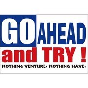 コトワザステッカー 当たって砕けろ GO AHEAD and TRY PS-006