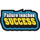 コトワザステッカー 失敗は成功の元 Failure teaches SUCCESS 防水加工 PS-019