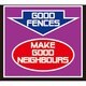 コトワザステッカー 親しき仲にも礼儀あり GOOD FENCES MAKE GOOD NEIGHBOURS 防水加工 PS-024