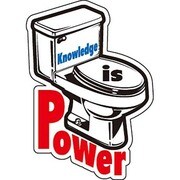 コトワザステッカー 知識は力である Knowledge is Power 防水加工 PS-037