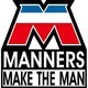 コトワザステッカー 行儀作法が人を作る MANNERS MAKE THE MAN PS-069