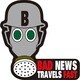 コトワザステッカー 悪い知らせは早く伝わる BAD NEWS TRAVELS FAST 防水加工 PS-077