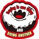 コトワザステッカー 言う事と行う事は別 Saying is one thing AND DOING ANOTHER PS-083
