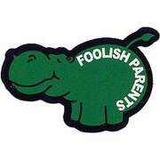 コトワザステッカー 親馬鹿 FOOLISH PARENTS 防水加工 PS-092
