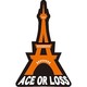 コトワザステッカー 一か八か ACE OR LOSS 防水加工 PS-099