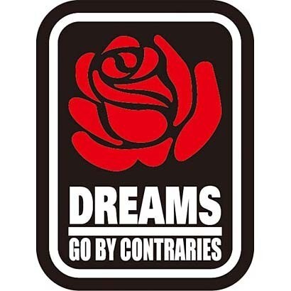 コトワザステッカー 夢は逆さになる DREAMS GO BY CONTRARIES PS-116