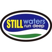 コトワザステッカー STILL WATER RUN DEEP PS-147
