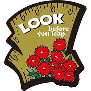 ことわざステッカー PROVERB DECAL/LOOK BEFORE YOU LEAP. PS-166