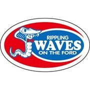 ことわざステッカー PROVERB DECAL/RIPPLING WAVES ON THE FORD PS-191
