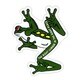 ことわざステッカー FROG PROVERB DECALS/THE RIGHT LUMBER IN THE RIGHT PLACE PS-198