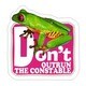 ことわざステッカー FROG PROVERB DECALS/DON'T OUTRUN THE CONSTABLE PS-202