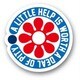 ことわざステッカー PROVERB DECAL/A LITTELE HELP IS WORTH A DEAL OF PITY PS-223