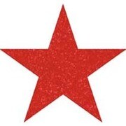 ラメステッカー STAR レッド RM-10