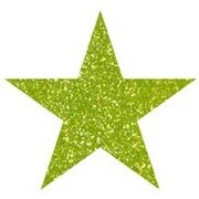 ラメステッカー STAR イエロー RM-11