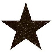 ラメステッカー STAR ブラック RM-12