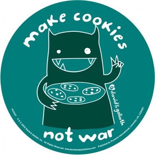 STステッカー David & Goliath Monster Mash/Make Cookies Not War ST653