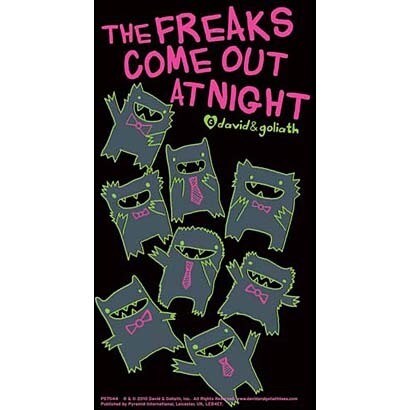 STステッカー David & Goliath Monster Mash/Freaks Come Out At Night ST658