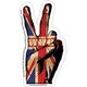 STステッカー THE WHO/Union Jack Peace ST-661
