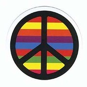 USステッカー RAINBOW PEACE US-950