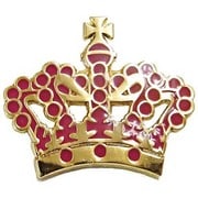 OSPピンバッジ OSP007 OilshockDesigns /Gold Crown [ピンズ]