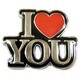OSPピンバッジ OSP014 OilshockDesigns /I Love You [ピンズ]